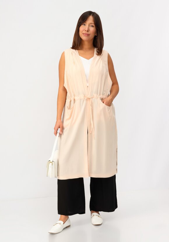 Жилет с капюшоном и карманами шир.  580, рис. 25