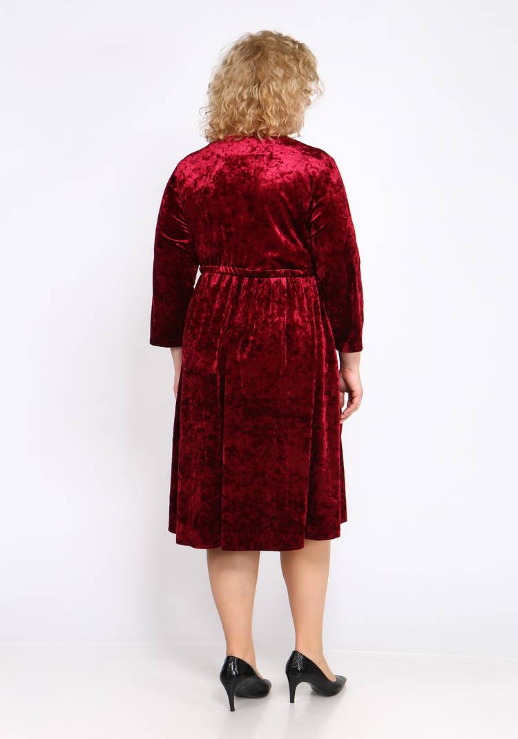 Платье из мраморного велюра шир.  750, рис. 15