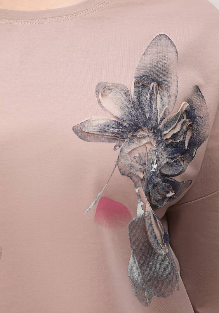 Блуза с принтом на кулиске шир.  750, рис. 12