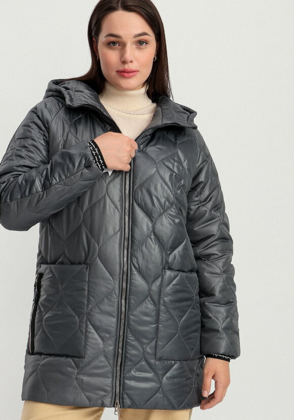 Куртка на молнии с капюшоном Милана шир.  580, рис. 29