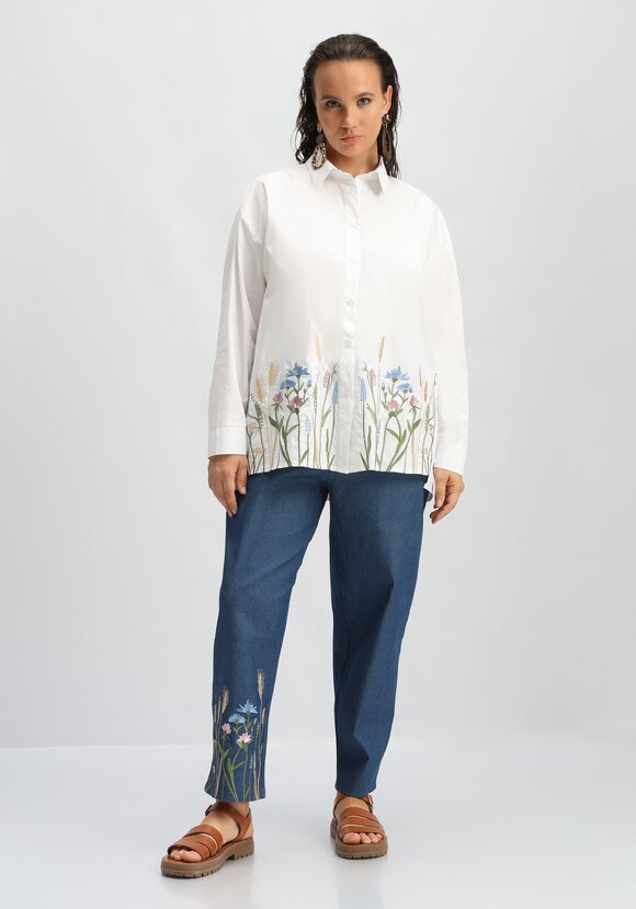 Рубашка с вышивкой по низу шир.  580, рис. 2