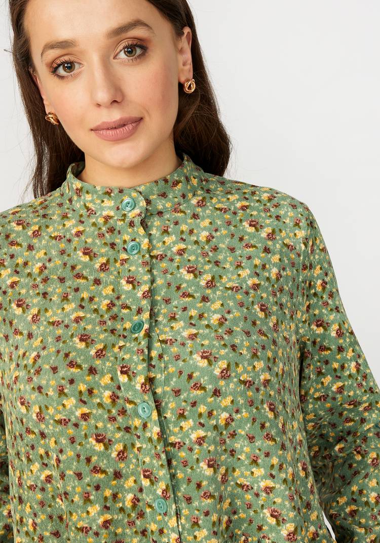 Платье свободного кроя со сборкой на талии шир.  750, рис. 21