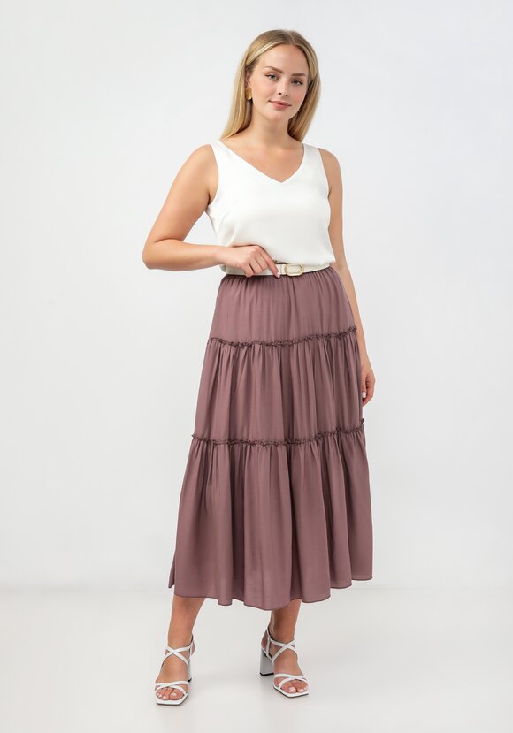 Женская юбка на резинке шир.  580, рис. 7