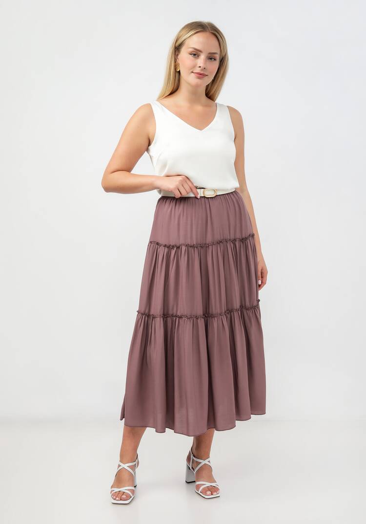 Женская юбка на резинке шир.  750, рис. 7