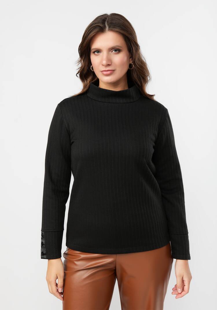 Водолазка с декором на рукавах шир.  750, рис. 10