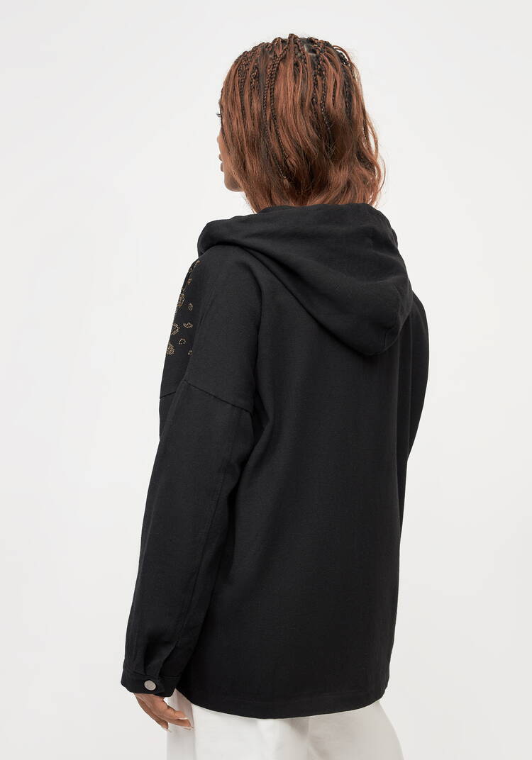 Джинсовая куртка Жемчужины росы шир.  750, рис. 10