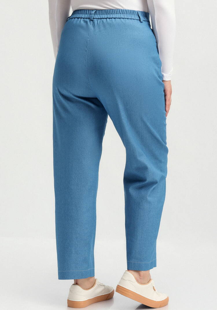 Брюки свободного кроя с поясом на резинке шир.  750, рис. 10