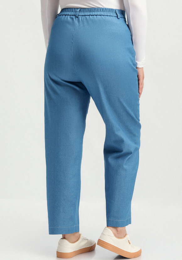 Брюки свободного кроя с поясом на резинке шир.  580, рис. 10