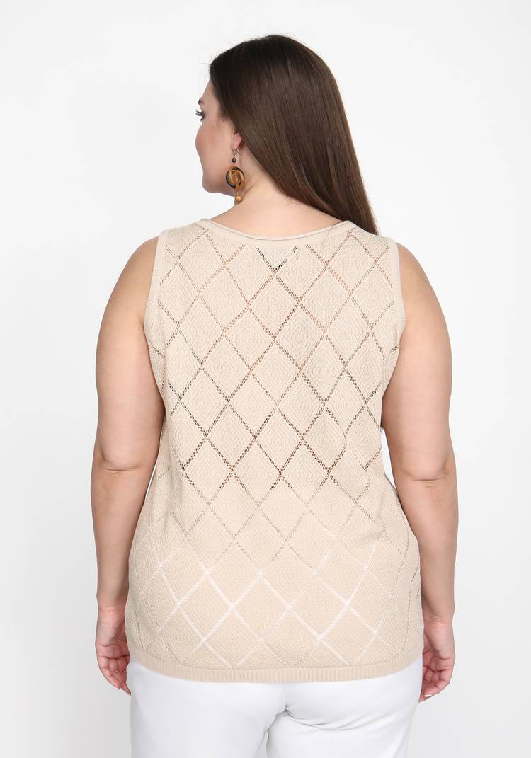 Топ ажурный ромбик шир.  750, рис. 3