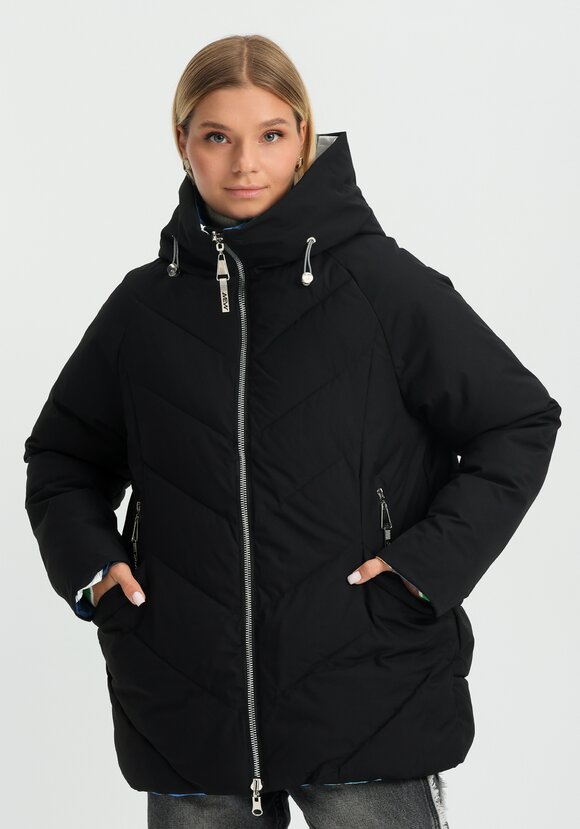 Куртка двусторонняя с декором шир.  580, рис. 17