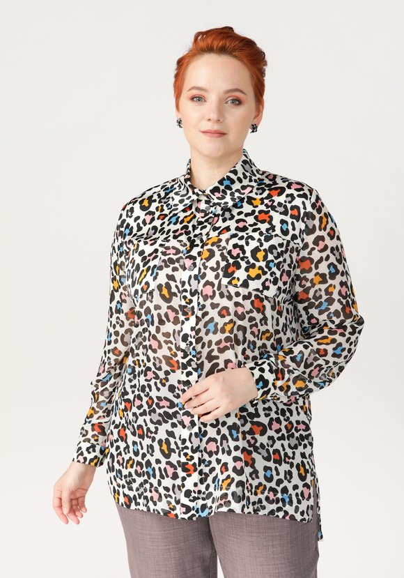 Блуза Королевская утонченность шир.  580, рис. 1