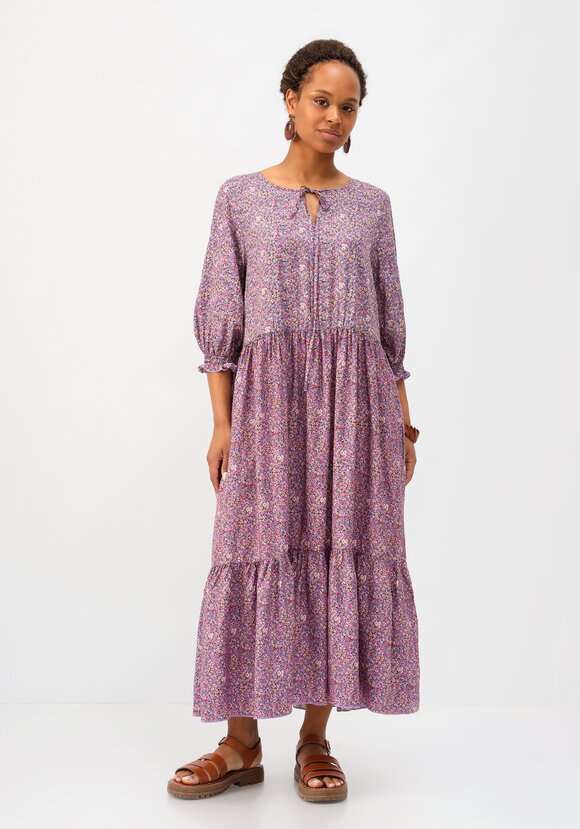 Платье с ярусами из штапеля шир.  580, рис. 20