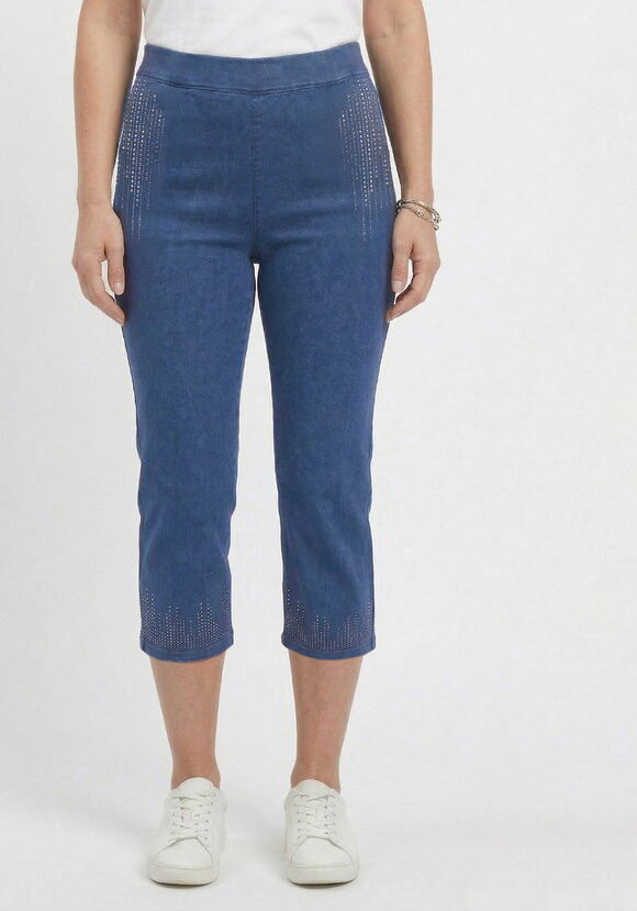 Брюки 7/8 со стразами шир.  580, рис. 10