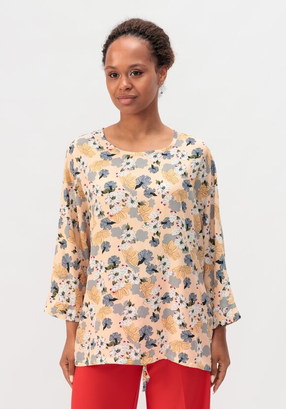 Блуза с принтом Валенсия шир.  580, рис. 24