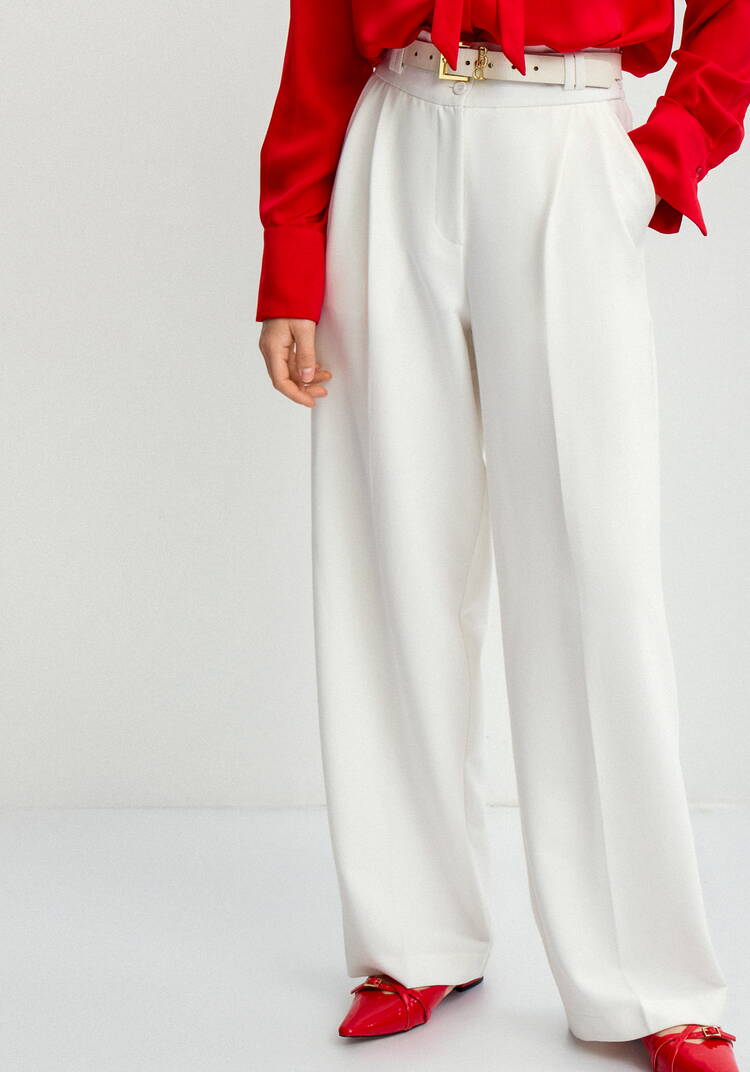 Брюки прямого кроя от бедра шир.  750, рис. 10