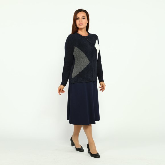 Юбка-трапеция на резинке шир.  580, рис. 11