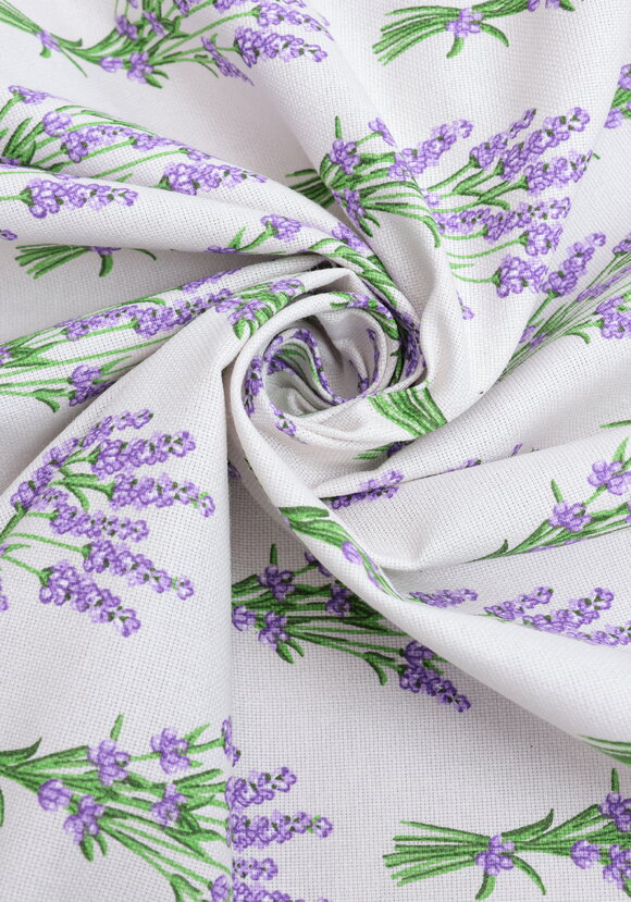 Штора из рогожки Лаванда шир.  580, рис. 11