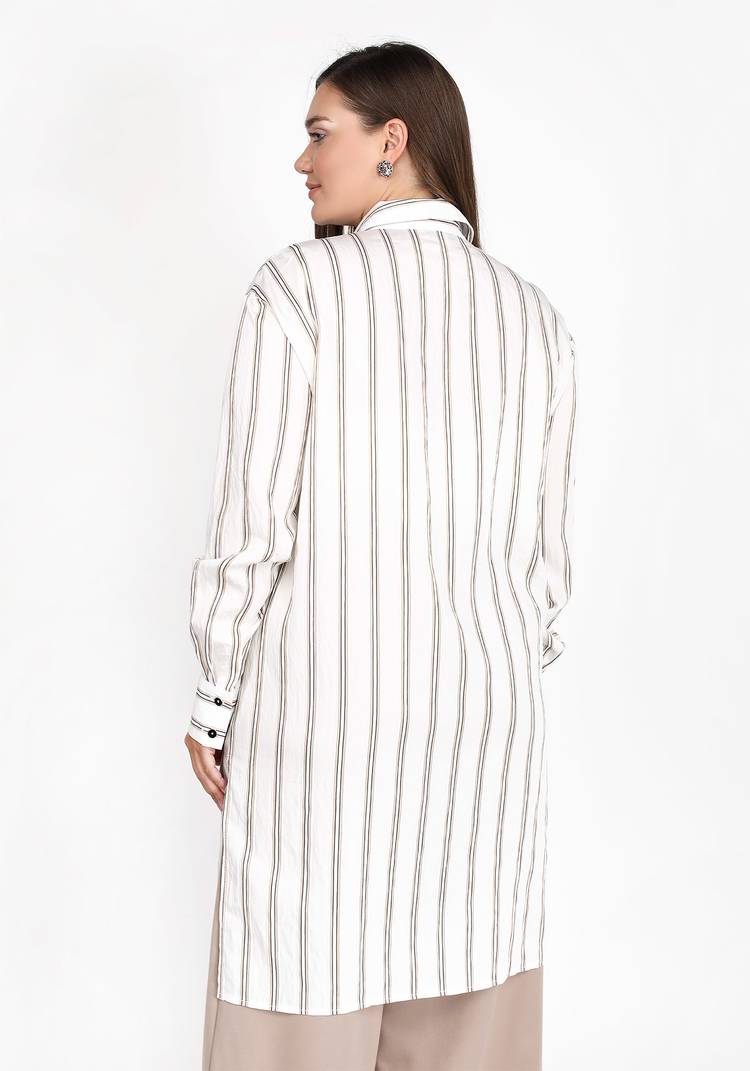 Блуза удлиненная с разрезами шир.  750, рис. 7