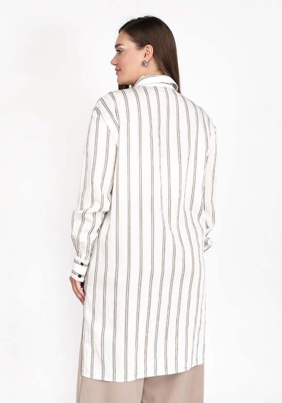 Блуза удлиненная с разрезами шир.  580, рис. 7