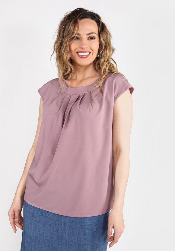 Блуза с декорированным элементом шир.  580, рис. 9