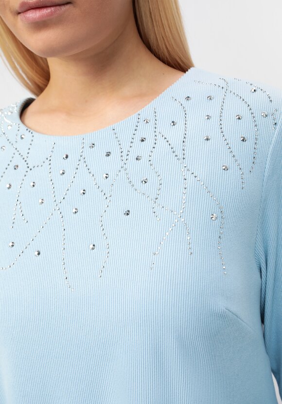 Туника c декором из страз шир.  580, рис. 11