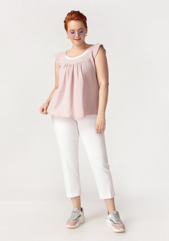 Блуза Бесконечная любовь шир.  580, рис. 12