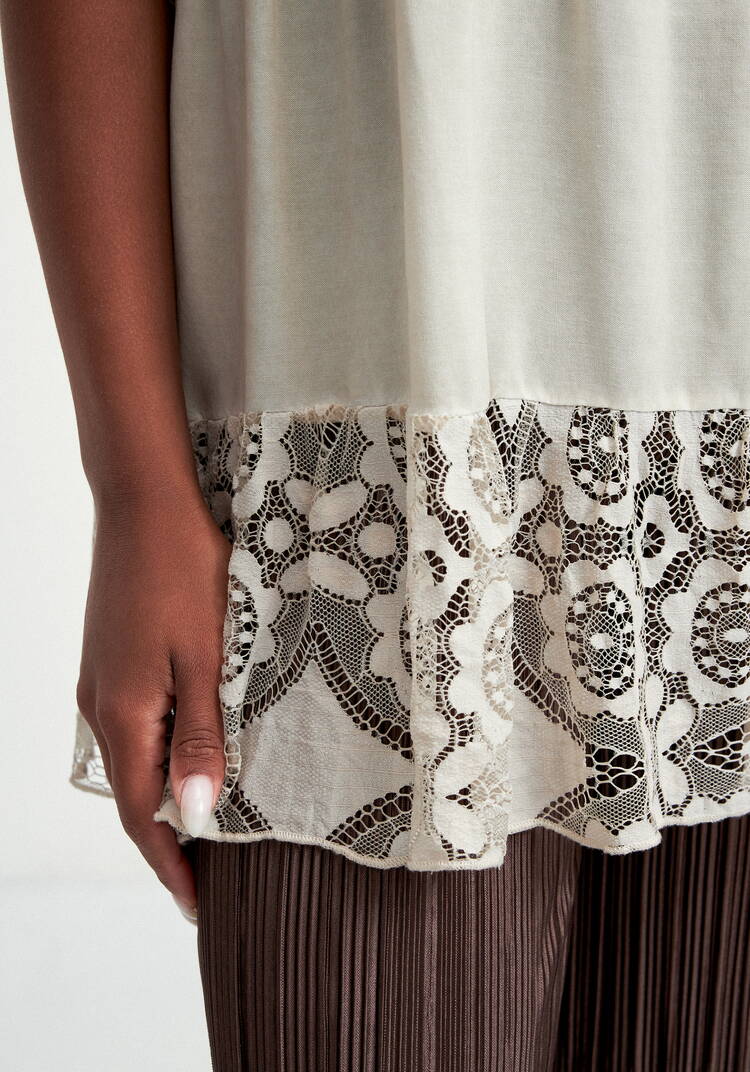 Туника ярусная кружевная шир.  750, рис. 7