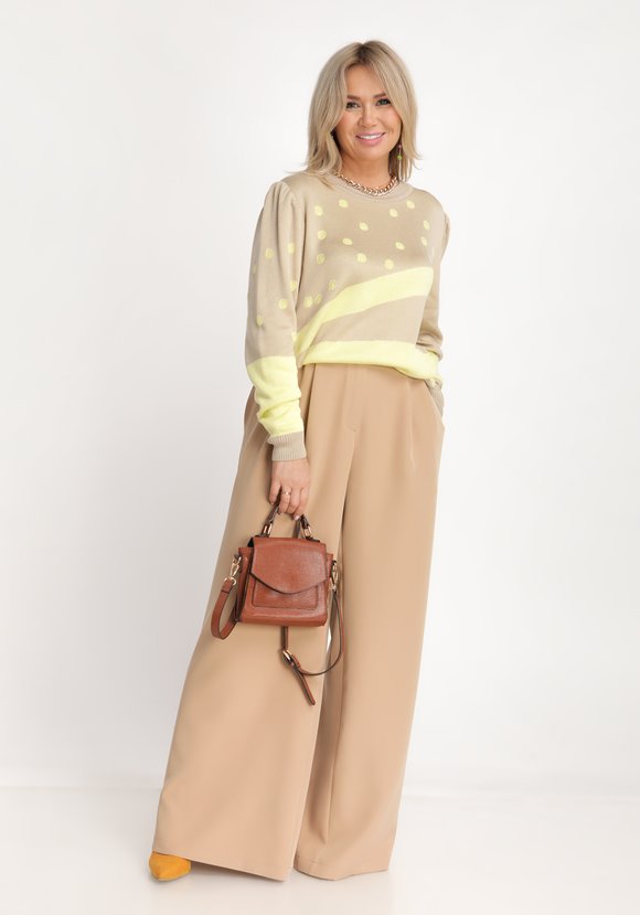 Джемпер прямого кроя с рукавами буф шир.  580, рис. 3