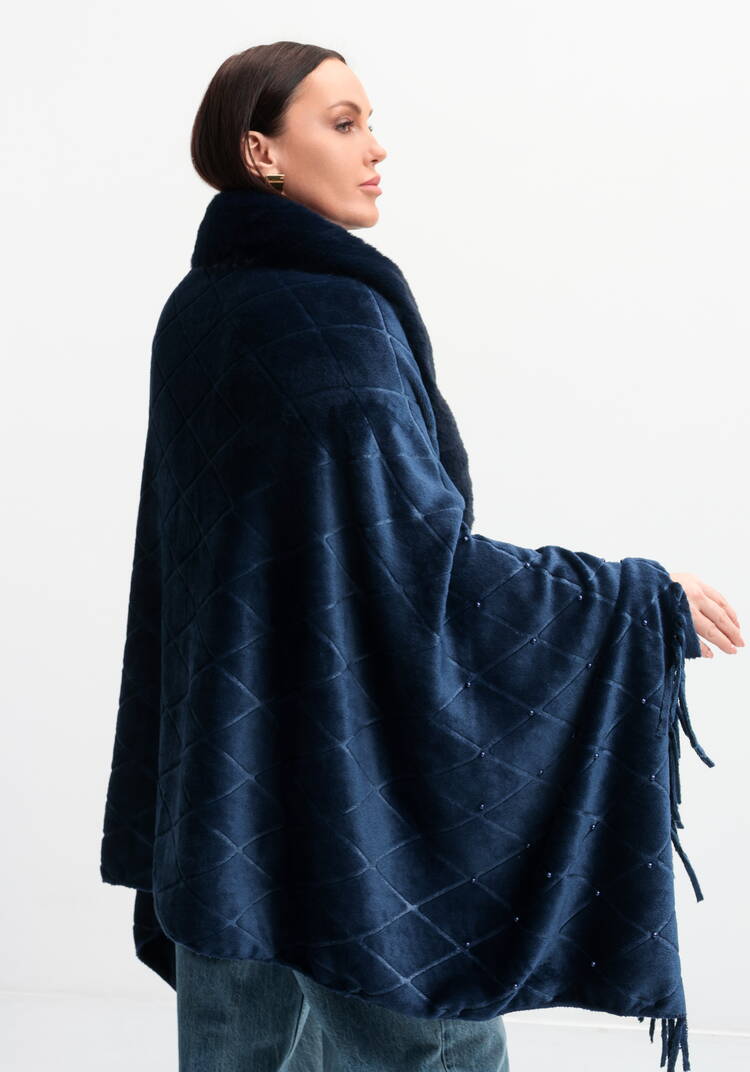 Накидка-палантин с жемчугом и булавкой шир.  750, рис. 34