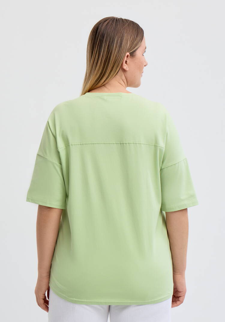 Футболка с флоральным принтом шир.  750, рис. 13