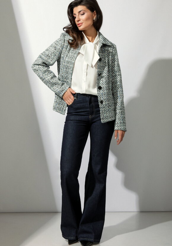 Пиджак с отложным воротником на подкладке шир.  580, рис. 18