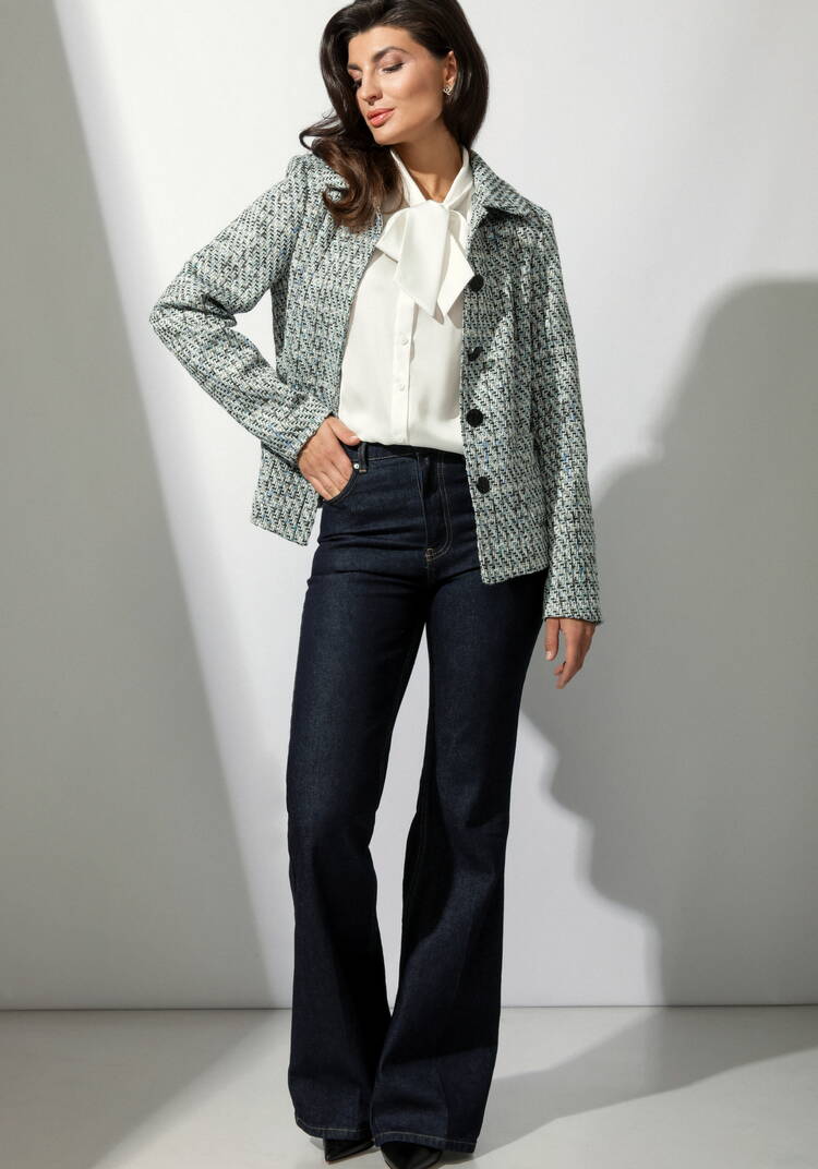 Пиджак с отложным воротником на подкладке шир.  750, рис. 18