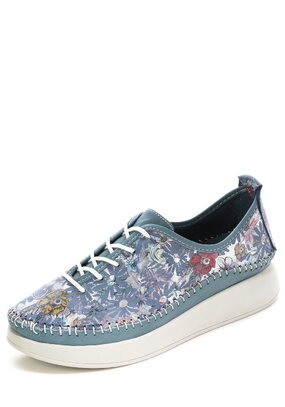 Полуботинки женские Цветы