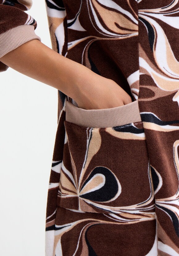 Халат велюровый Эстер шир.  580, рис. 5