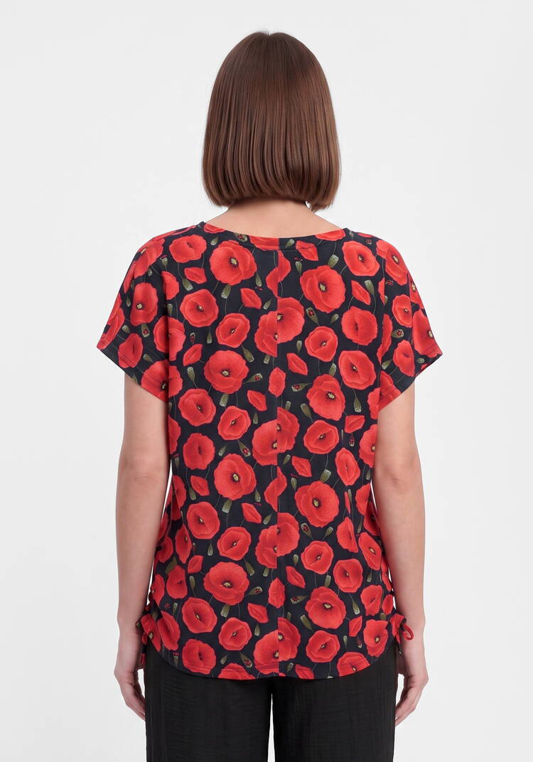 Футболка Цветущие маки шир.  750, рис. 8