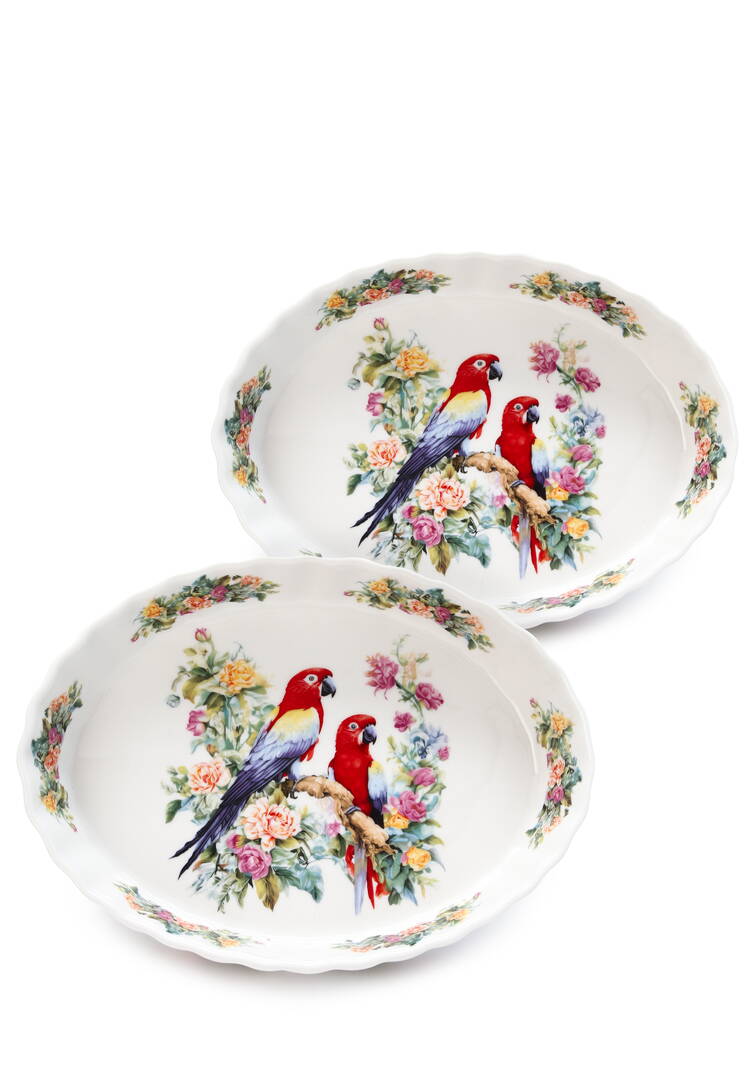 Набор фарфоровых блюд для запекания, 2шт шир.  750, рис. 28