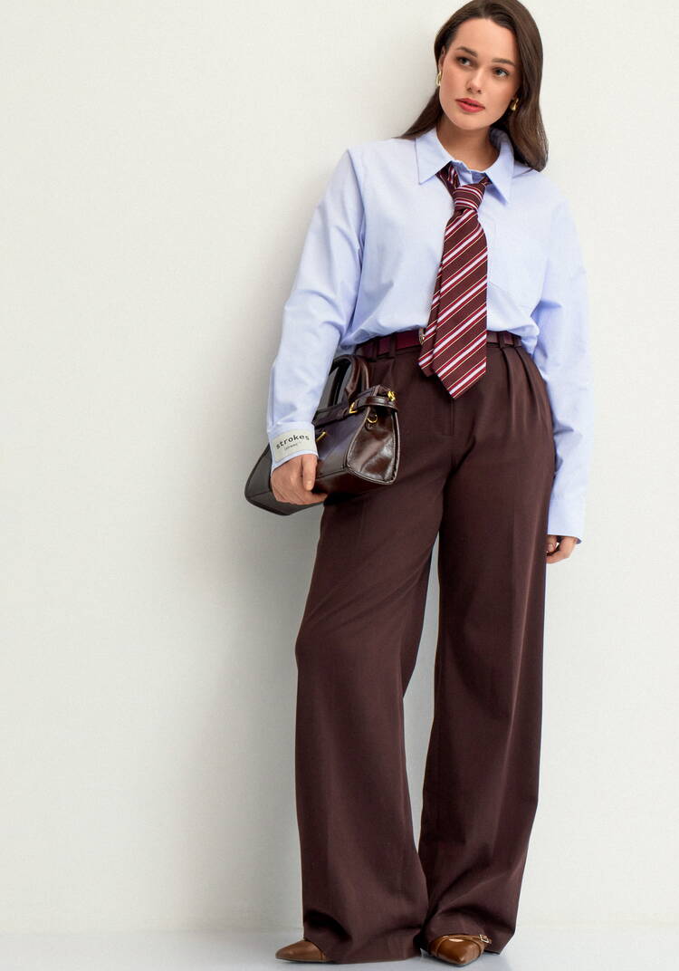 Рубашка хлопковая с шевроном на рукаве шир.  750, рис. 7