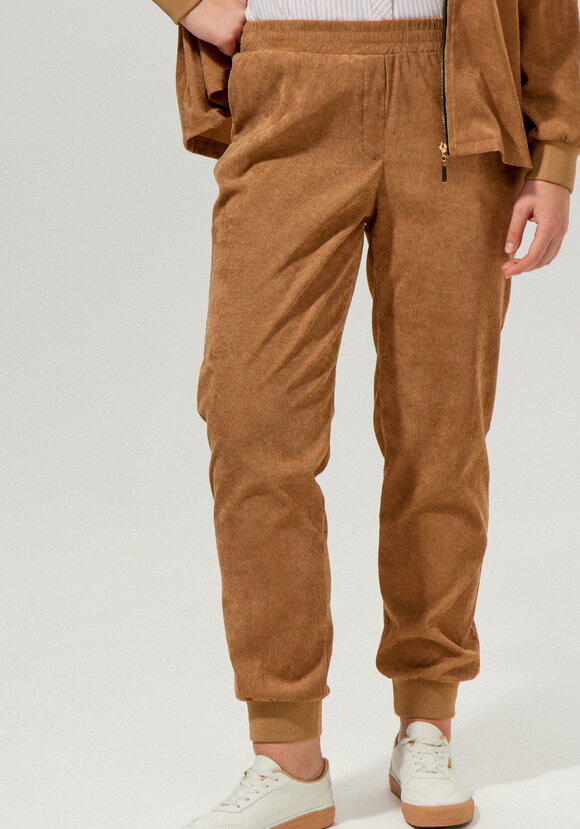 Брюки из микровельвета на резинке шир.  580, рис. 2