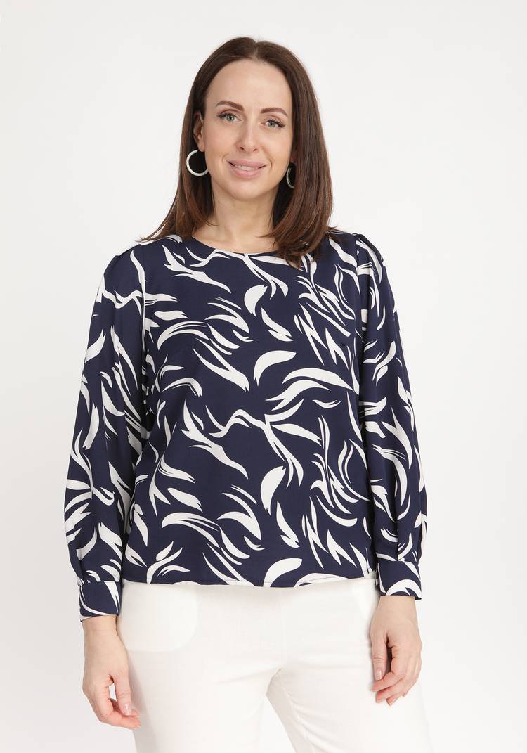 Блуза Загадочное спокойствие шир.  750, рис. 5