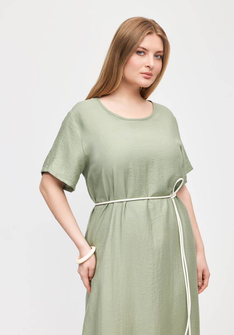 Платье изо льна Кружевная сказка шир.  750, рис. 7