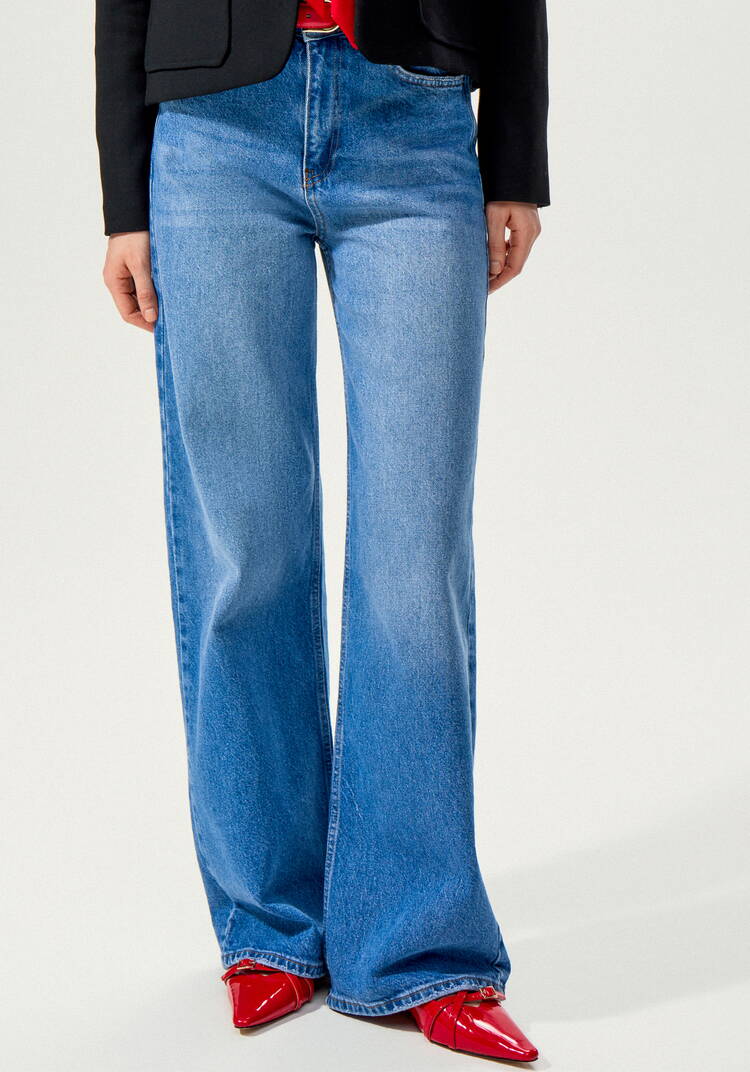 Джинсы широкие прямого кроя шир.  750, рис. 10