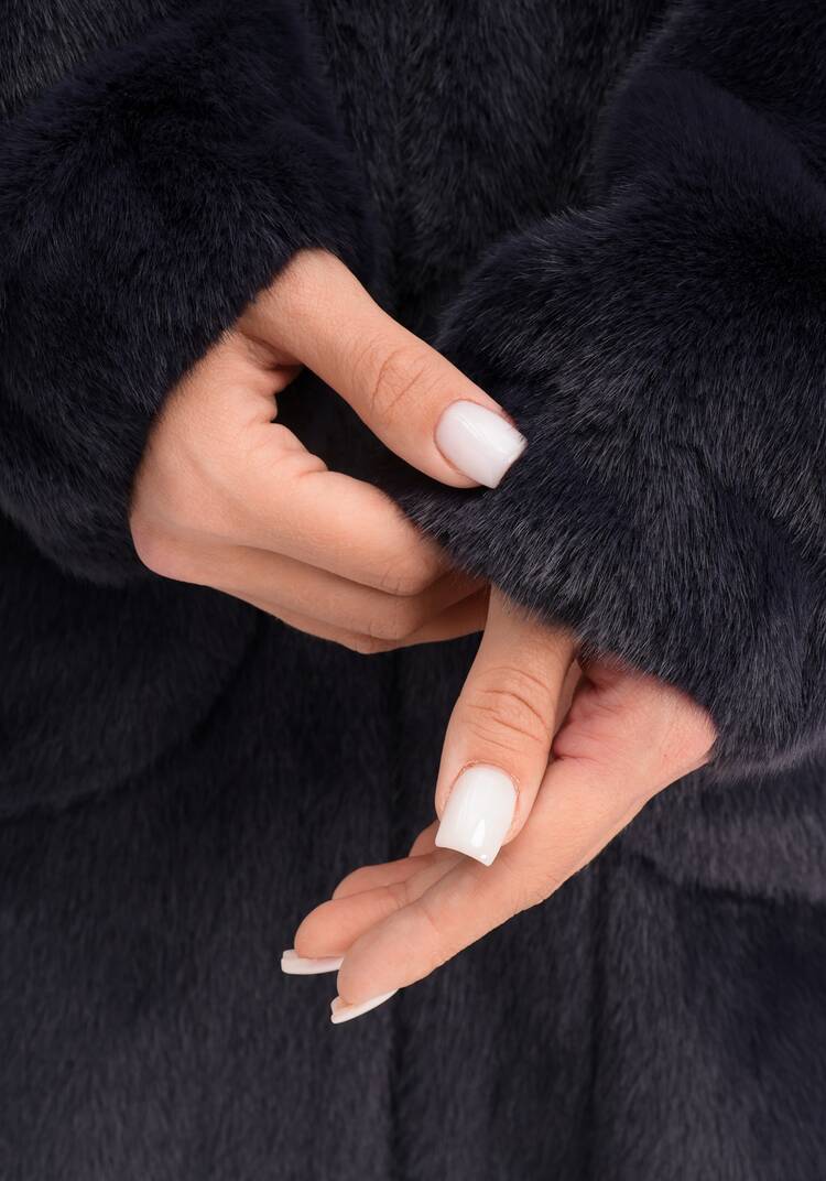 Пальто из экомеха шир.  750, рис. 18