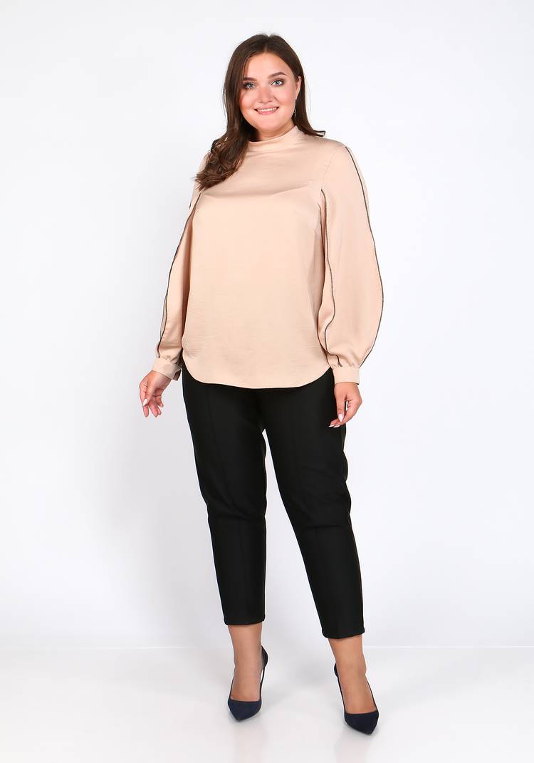 Блуза с рельефными рукавами шир.  750, рис. 6