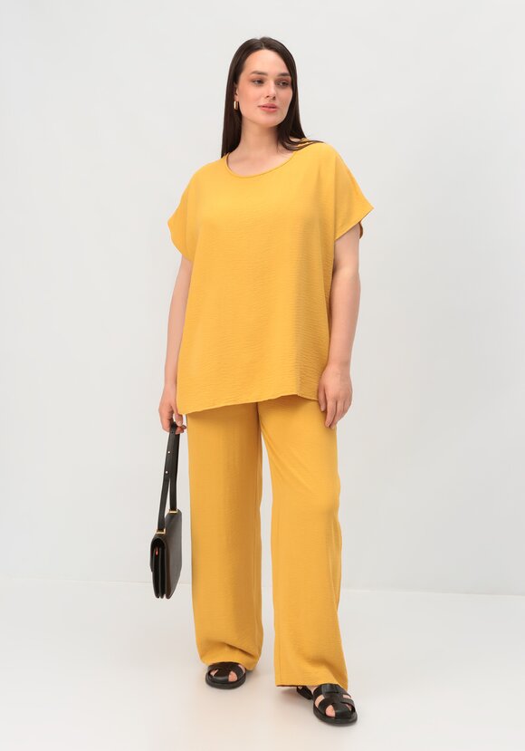 Блуза базовая со спущенной линией плеча шир.  580, рис. 23