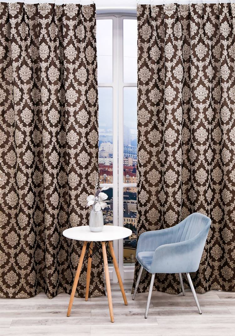 Портьеры с жаккардовым рисунком Верона шир.  750, рис. 13