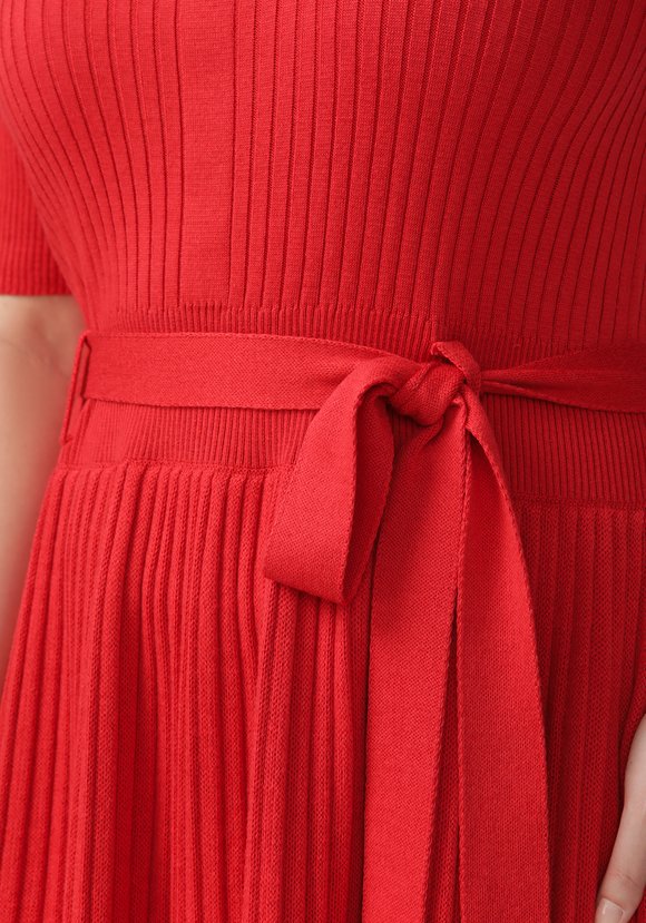 Платье с поясом в комплекте шир.  580, рис. 7