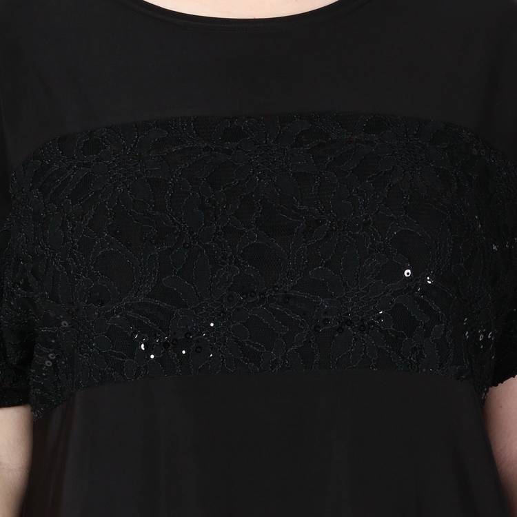 Туника с кружевной вставкой шир.  750, рис. 6