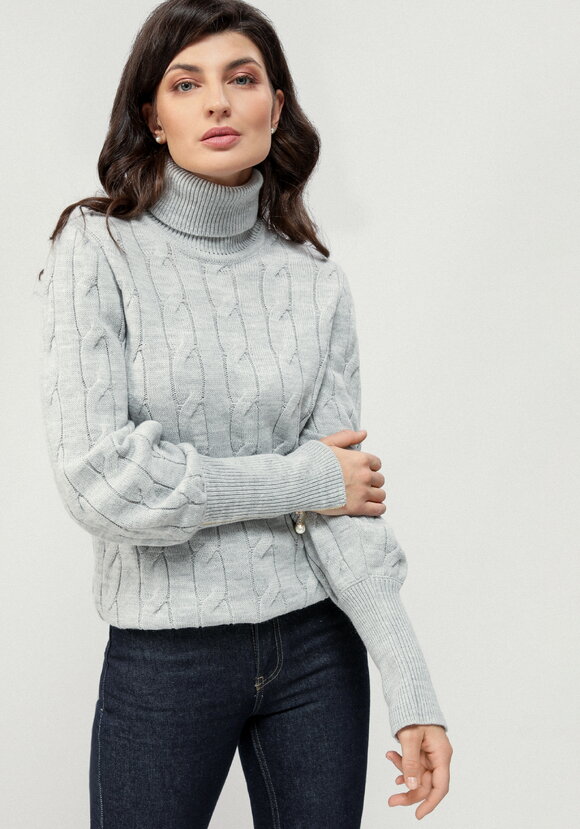 Джемпер с молниями на рукавах шир.  580, рис. 1