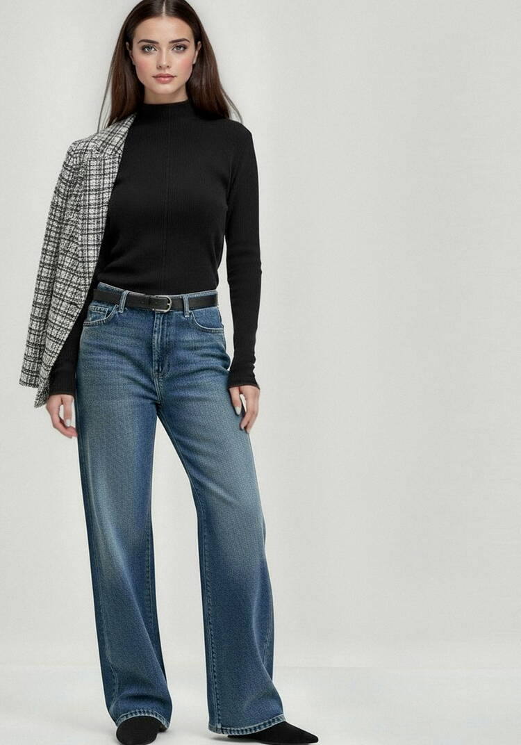 Джемпер с цельнокроеной стойкой шир.  750, рис. 2