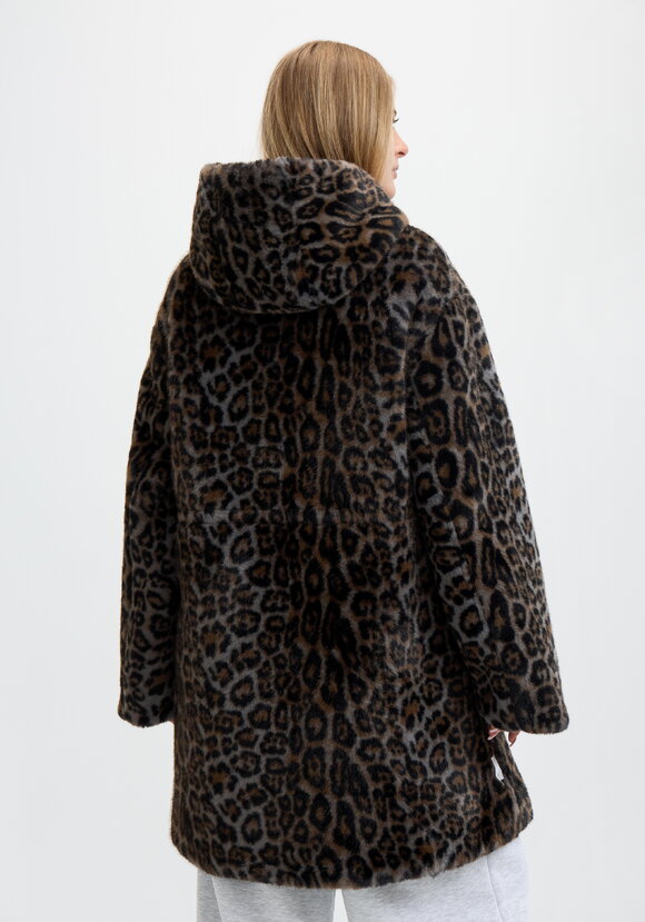 Дубленка Леопардовый шарм шир.  580, рис. 4